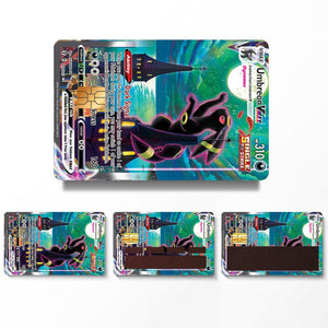 Umbreon VMAX Pokemon Card Credit Card Skin Sticker - Stunning and Durable Card Cover for Pokemon Fans