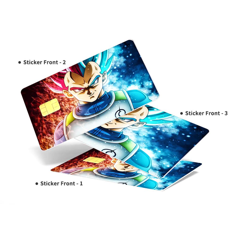 Anime Warrior Power Credit Card Skin - Bold and Durable Action-Inspired Card Cover