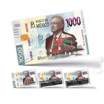 All Pesos of AMLO Debit Card Stickers | Removable Debit Card Skin Stickers