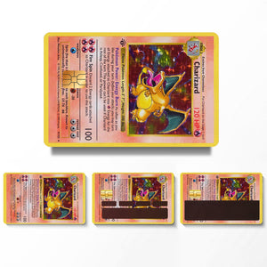 Pokemon Card Credit Card Skin Sticker - Classic and Durable Card Cover for Pokemon Enthusiasts