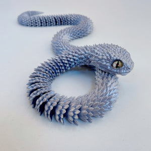 75cm Articulated 3D Printed Snake Toy – Realistic Flexible Serpent Models with Lifelike Eyes