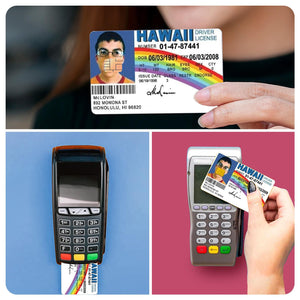 McLovin Hawaii Driver License Design Credit Card Skin Sticker - Fun and Durable Card Cover for Unique Personalization