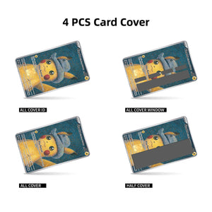 Pikachu Van Gogh Style Pokemon Card Credit Card Skin Sticker - Artistic and Durable Card Cover for Pokemon Fans