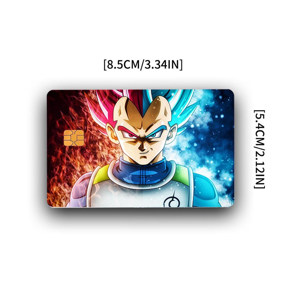 Anime Warrior Power Credit Card Skin - Bold and Durable Action-Inspired Card Cover