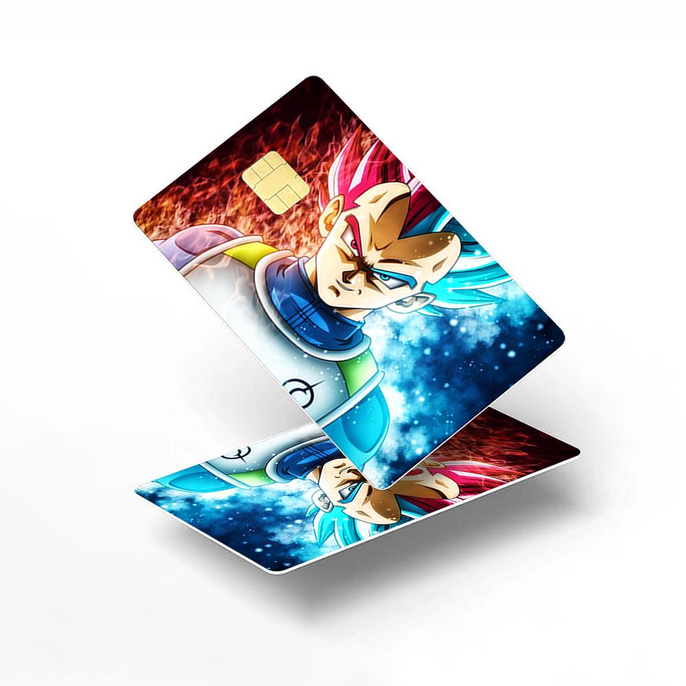 Anime Warrior Power Credit Card Skin - Bold and Durable Action-Inspired Card Cover