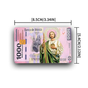 San Judas 1000 Billete Debit Card Sticker