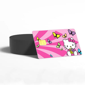 Hello Kitty Butterfly Delight Credit Card Skin - Cute and Durable Cover for Personalization