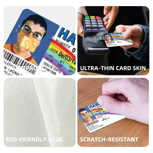 McLovin Hawaii Driver License Design Credit Card Skin Sticker - Fun and Durable Card Cover for Unique Personalization