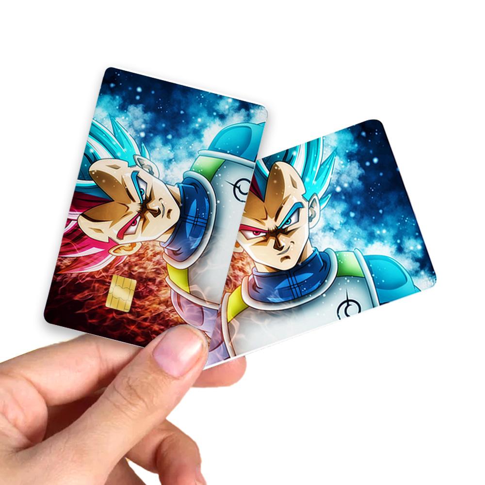 Anime Warrior Power Credit Card Skin - Bold and Durable Action-Inspired Card Cover