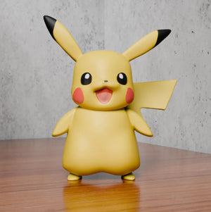 High-Definition 3D Pokemon pikachu-Elevate Your Collection with This Unique Wall Decor