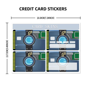 Reboot Card Fortnit Design Credit Card Skin Sticker - Sleek and Durable Card Cover for Modern Personalization