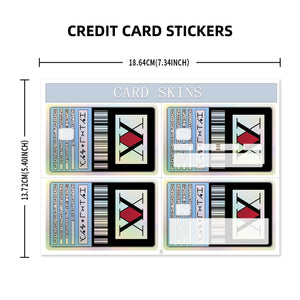 Hunter Customizable Card Skin Sticker - Waterproof, Digital-Printed, Slim Protector for Transportation Card