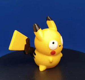 3D Printed Pokemon-Inspired Figurines - Customizable Collectibles for Fans | Unique Gift Set for Kids