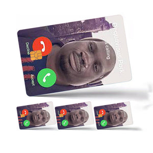 Dequavious Pork Is Calling Credit Card Skin - Humorous and Durable Meme-Inspired Card Cover