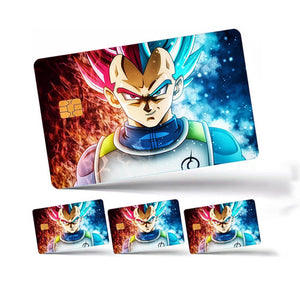 Anime Warrior Power Credit Card Skin - Bold and Durable Action-Inspired Card Cover