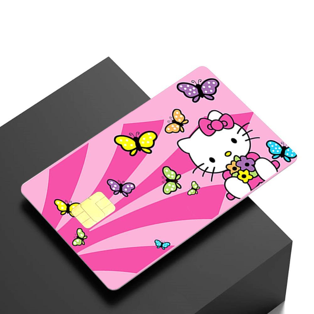 Hello Kitty Butterfly Delight Credit Card Skin - Cute and Durable Cover for Personalization