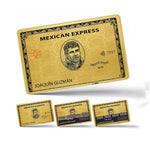 Joaquin Guzman Mexican Express Debit Card Sticker