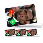 Celebrity Calling Credit Card Skin - Fun and Durable Pop Culture Card Cover