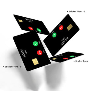 Money Calling Credit Card Skin - Clever and Durable Financial-Themed Card Cover