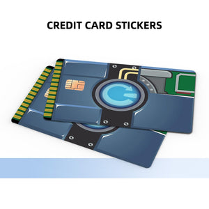 Reboot Card Fortnit Design Credit Card Skin Sticker - Sleek and Durable Card Cover for Modern Personalization