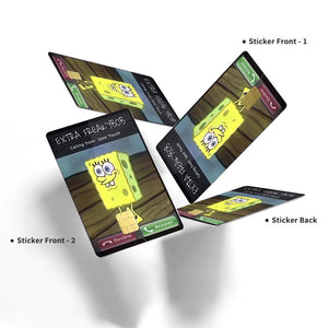 Extra Freakbob Is Calling Credit Card Skin - Funny and Durable Cartoon-Inspired Card Cover