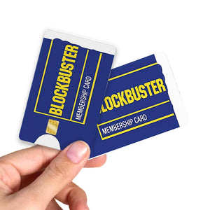 Blockbuster Membership Credit Card Skin - Retro and Durable Custom Card Cover