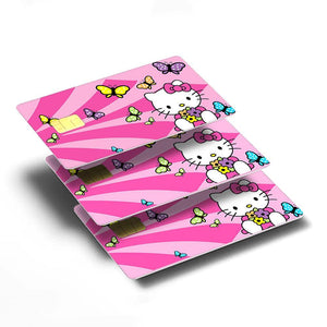 Hello Kitty Butterfly Delight Credit Card Skin - Cute and Durable Cover for Personalization